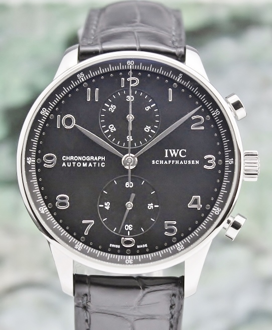(image for) IWC Portuguese Chronograph Stainless Steel Automatic Watch / IW371447